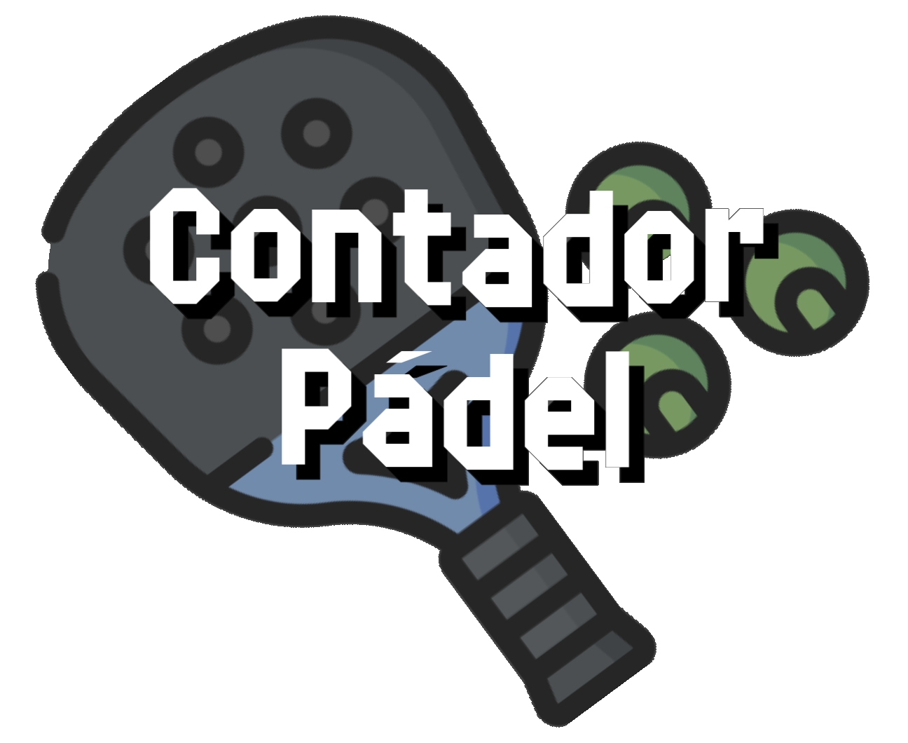 Contador Pádel Logotipo de contador pádel